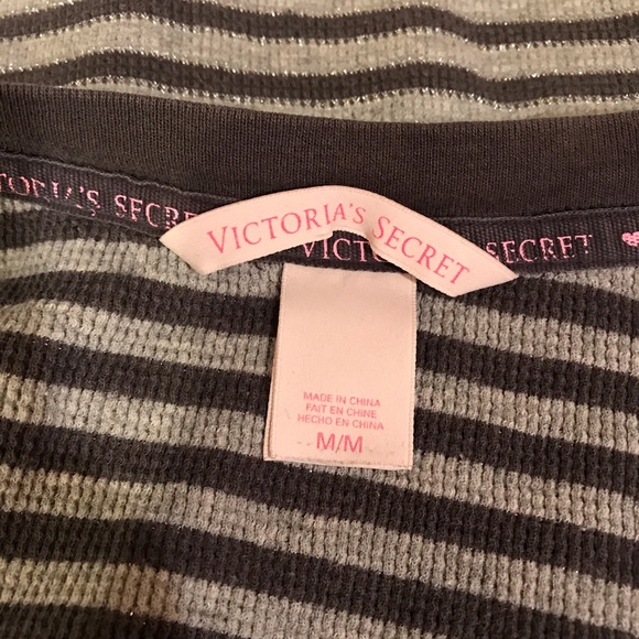 Victoria’s Secret Striped Pajama Top Long Jane - Picture 12 of 14